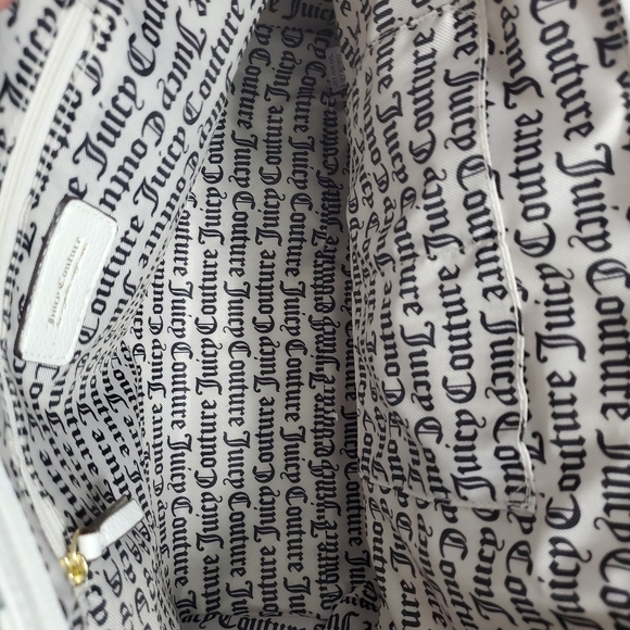 Juicy Couture NWT White With Rose Large Light - Picture 3 of 5